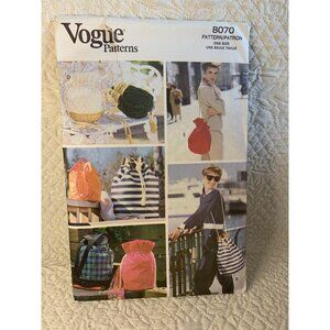 Vogue Misses Handbag Sewing Pattern 8070 - uncut 1991